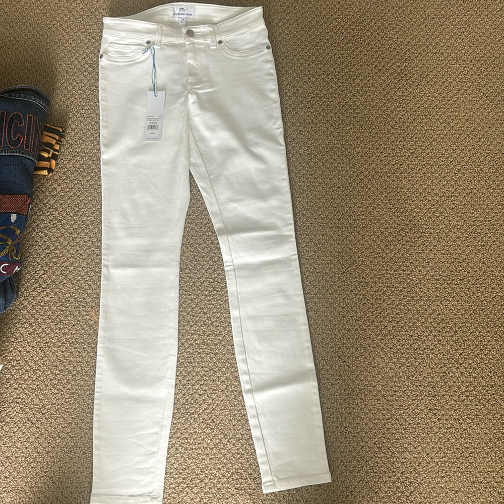 Southern Tide white jeans